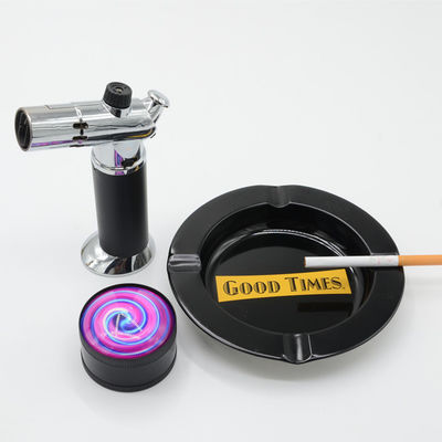 Gạt tàn thiếc Trong nhà Ngoài trời Văn phòng tại nhà Khói tròn Gạt tàn màu đen Sân trong Nhà hàng Bar Khách sạn